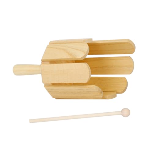 BESTonZON 1 Satz Oktave Aus Massivem Holz Musikinstrument -Instrumente Einfaches Schlaginstrument Instrumentales Spielzeug Für Babys Rhythmus-schlaginstrument Kinderspielzeug von BESTonZON