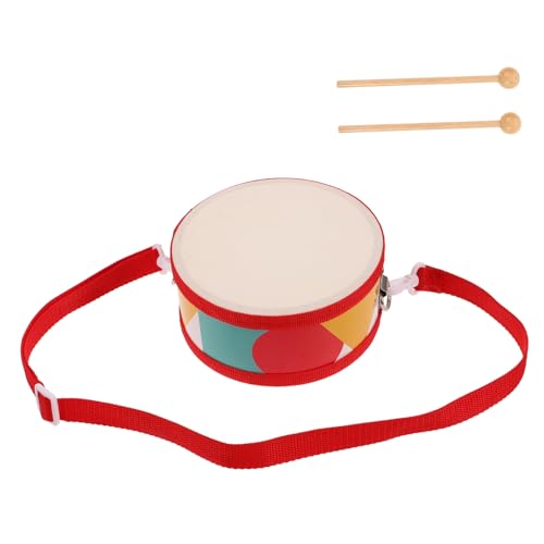 BESTonZON 1 Satz Orff-schlagtrommel Trommeln Percussion- Für Kleinkinder Snare-Drum-kit Kindertrommel Schlingenstöcke Percussion-Snare-Drum Trommelspielzeug Trommel Holz von BESTonZON