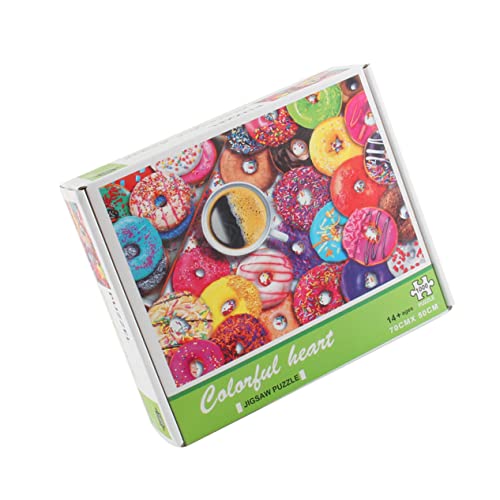 BESTonZON 1 Satz Puzzle Kidcraft-spielset Kognitive Spielsachen Denksportaufgaben Für Kinder Spielzeug Für Kinder Rätsel Für Kinder Eltern-Kind-Spiel Trainingsspielzeug Papier Colorful von BESTonZON