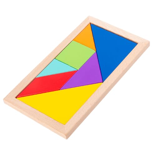 BESTonZON 1 Satz Puzzle-Spielzeug Aus Holz Rätsel Kleinkind Kinder Spielset Entwicklungsspielzeug Kidcraft-spielset Puzzle-Spielzeug Für Kinder Montessori-lernspielzeug Colorful Hölzern von BESTonZON