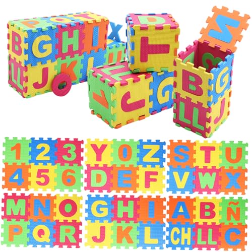 BESTonZON 1 Satz Puzzlematte spaß puzzelmatten puzzlepad Kinder-Puzzle-Alphabet Bodenpuzzle mit Alphabet und Zahlen Teppich Teppich teppiche Spielmatte aus Schaumstoff Puzzle-Bodenmatte Eva von BESTonZON