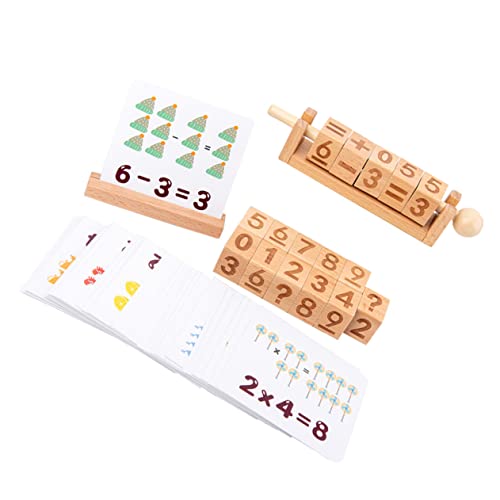 BESTonZON 1 Satz Saite Lernhilfen Kinder Lernen Kinder Puzzle Children Toys kognitives Spielzeug Alphabetkarten für Kinder pädagogisches Spielzeug für den Kindergarten Lernspielzeug hölzern von BESTonZON