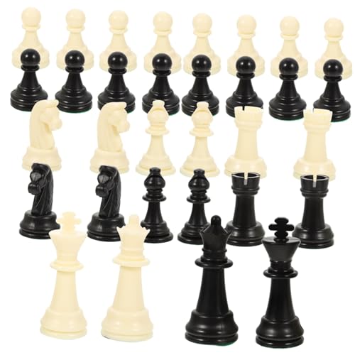 BESTonZON 1 Satz Schachfiguren Schachbrett Schachbrett Zubehör P.p. Schach Magnet-schachspiel Schach Schachuhr Konzept Schachfigurenersatz Brettspiele Bauern Schachfiguren Pp von BESTonZON