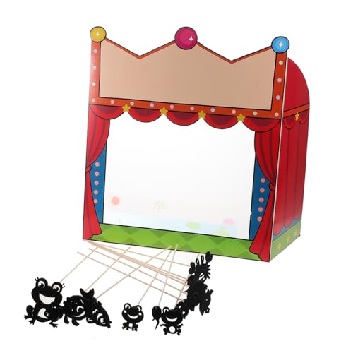 BESTonZON 1 Satz Schattenpuppenbühne Schattenpuppenspiel Bausatz Selber Machen Lernspielzeug Puppentheater Chinesische Marionette Chinesisches Schattenpuppenspiel Schattenhandpuppen Papier von BESTonZON