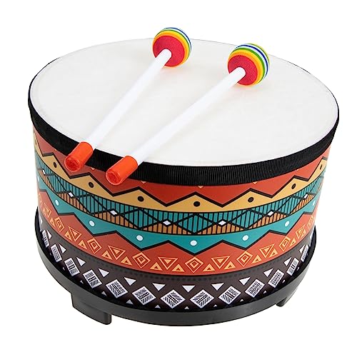 BESTonZON 1 Satz Schlaginstrument Für Kinder Lernspielzeug Für Kinder Percussion-kastagnetten Für Kinder Musik-Trommel-Spielzeug Ozeantrommel Trommelspielzeug Für Kleinkinder Holz von BESTonZON