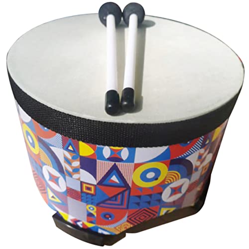 BESTonZON 1 Satz Schlagtrommel kinderschlagzeug kindertrommel pädagogisches Percussion-Instrument-Spielzeug Schlaginstrument Spielzeug Kinder Trommel frühe Musik Trommel unterricht Schaffell von BESTonZON