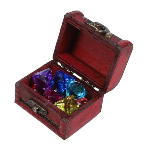 BESTonZON 1 Satz Schmuckspielzeug Für Kinder Schmuck-organizer Kinder Edelsteine Gepäckzubehör Handwerkszubehör Diamanten Für Kunsthandwerk Piratenzubehör Tauch- -pool-spielzeug Acryl von BESTonZON