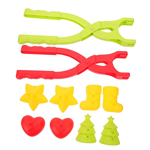 BESTonZON 1 Satz Schneeball-Clip Spielzeug Schneekugeln für Kinder lustiger Schneeballclip Toys jucarii pentru copii Children Toys Kinderversorgung lustiger Schneeballmacher Plastik von BESTonZON