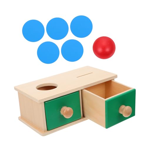 BESTonZON 1 Satz Schublade Ziel Box Lernspielzeug für Kinder Vitrine für Pokerchips Babyblöcke interaktive Spiele kindergeburtstags mitgebsel pädagogisches Spielzeug Holzspielzeug hölzern von BESTonZON