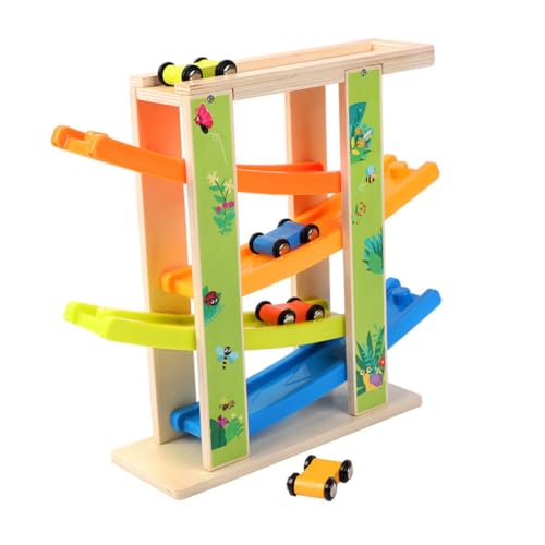 BESTonZON 1 Satz Segelflugbahn Rennwagen Kunststück Auto Ebene spielsachen für kinderknallzeug playdoo Sets lauflernwagen geburtstagsmitgebsl Schiebebahnwagen Gleitwagen pp von BESTonZON