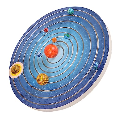 BESTonZON 1 Satz Sonnensystem-Puzzle für Arts and Crafts for für spielzeuge für Children Toys Wandkugel Basen Kinderspielzeug Solarsystem-Kit Plastik Weiß von BESTonZON