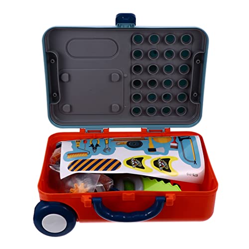 BESTonZON 1 Satz Spielhaus schminkset kinderschminken Set werkzeugkasten für Toys for Kindergeschenk küche so tun, als ob sie Plastik Blue von BESTonZON