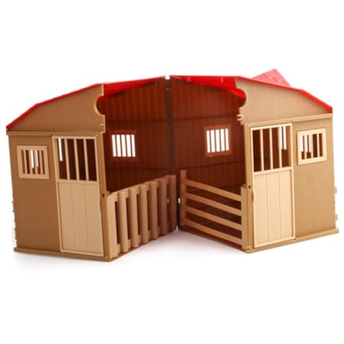 BESTonZON 1 Satz Spielset Mit Bauernhofszene Spielzeug Bauernhof-spielset Für Kinder DIY-Bauernhof-spielset Farmszenenmodell von BESTonZON