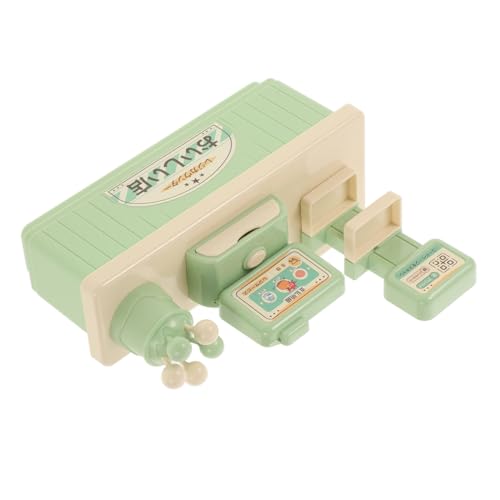 BESTonZON 1 Satz Spielzeug Auschecken Puppenhaus-Kasse Supermarkt-spielset Für Kinder Spielzeugkasse Kasse Spielset Zubehör Für Das Puppenhaus Kassenmodell Kinderkasse Plastik Light Green von BESTonZON