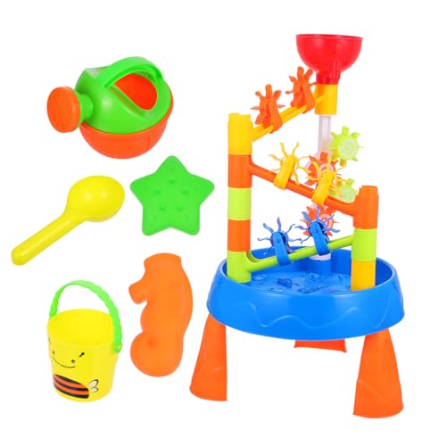 BESTonZON 1 Set Sand Und Wasser Tisch Spielzeug Strand Spielzeug Set Leichte Für Einfachen Transport Sicher von BESTonZON