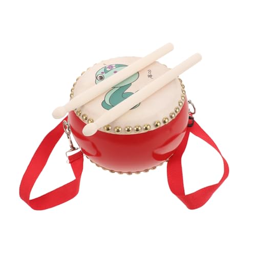 BESTonZON 1 Satz Tambourin Langlebiges Spielzeug Kinder Spielzeug Trommel Musikalisches Spielzeug für Babys Percussion Instrumente für Kinder Handtrommel Trommel zum Singen und Tanzen PVC von BESTonZON