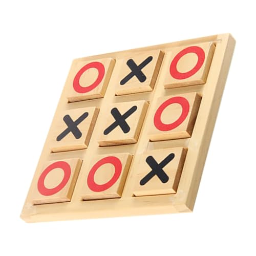 BESTonZON 1 Satz -Toe Lernspielzeug Pädagogisches Spielzeug kinderzimmer Spielzeug tragbares Brettspiel Eltern-Kind-Spiel Schachspiel Spielzeug Brettspielspielzeug Holz Khaki von BESTonZON