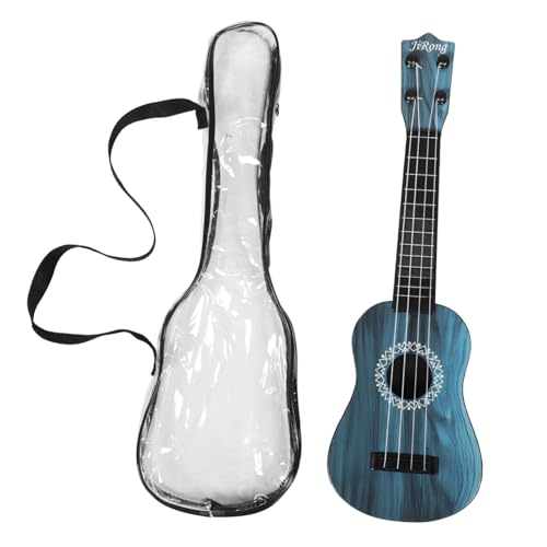 BESTonZON 1 Satz Ukulele Ukulele-Instrument Kleinkind Gitarre Anfänger-Ukulele Anfänger Gitarre Kleinkind-Ukulele Gitarrenspielzeug Für Akustikgitarren Plastik Sky-Blue von BESTonZON