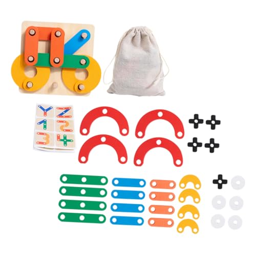 BESTonZON 1 Satz Verschiedenes Puzzlespielzeug Mini- Für Babys Sportspielzeug Stapelspielzeug Für Babys Rätsel Für Kleinkinder Kleinkind-Puzzle Holz von BESTonZON