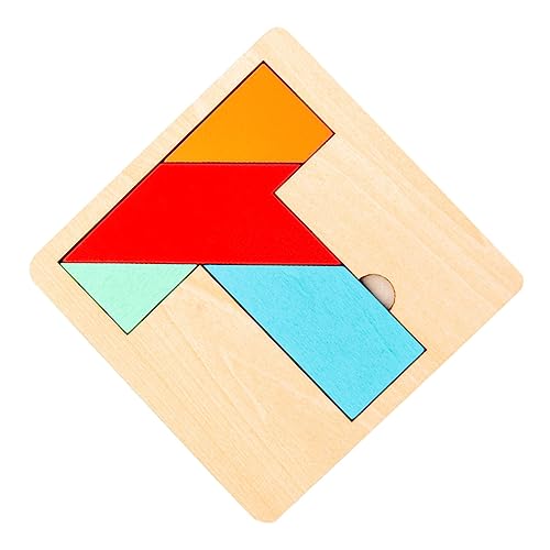 BESTonZON 1 Satz Vierteiliges Puzzle Babyspielzeug Rätsel für Erwachsene DIY-Puzzle 3D-Puzzle sicherheitsleine für Kinder rätselbuch Kinder pädagogisches Spielzeug Babybausteine hölzern von BESTonZON