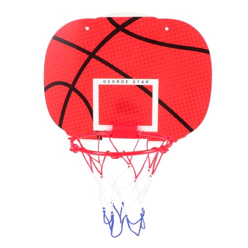 BESTonZON 1 Satz Wandmontierter Basketballkorb Outdoor-spielset Für Kinder Tragbares Basketballtor Für Kinder Badespielzeug Für Kinder Basketballkorb Zum Aufhängen An Der Wand Abs Rot von BESTonZON