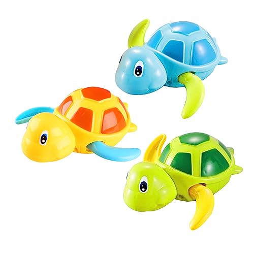 BESTonZON 1 Satz Wasseraufziehspielzeug Spielen Strandspielzeug Für Kleinkinder Babyspielzeug Badespielzeug Spielzeug Für Die Babyparty Schwimmendes Spielzeug Für Die Babywanne Colorful Abs von BESTonZON