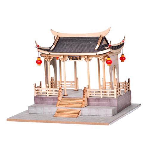 BESTonZON Handgefertigter Modellbausatz „chinesische Brücke“ Miniatur-montagespielzeug Für Jungen Und Mädchen Fördert Kreativität Und Feinmotorik von BESTonZON