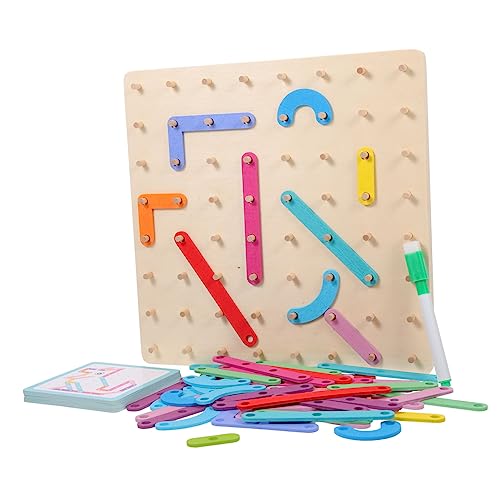 BESTonZON 1 Satz holzspielzeug holzspielsachen zabawki stymulujące rozwój Educational Toys Alphabet-Puzzle Magnete für Rätsel Kleinkind Puzzle Kleinkind hölzern Colorful von BESTonZON