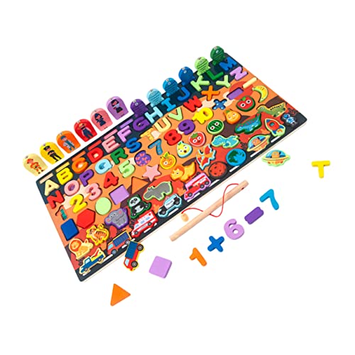 BESTonZON 1 Satz kinderpuzzle Tierpädagogik Kinderspielzeug für Mädchen Gehirnspielzeug -Puzzle Pädagogisches Spielzeug Kinder Puzzle praktisches Puzzle Holzpuzzle hölzern Colorful von BESTonZON