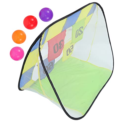 BESTonZON 1 Satz zusammenklappbares Fußballtor Kinderspiele Zelt zum Spielen spielzelt Outdoor Kinderzimmer Dekoration Spielzeug interessantes Kinderzelt Kinder-Cartoon-Zelt Polyester von BESTonZON