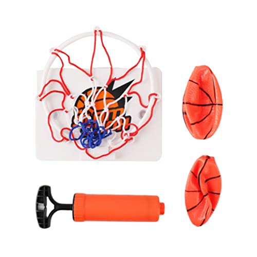 BESTonZON 1 Set An Der Wand Montiertes Basketballspielzeug Mini Basketballkorb Für Die Tür Indoor Spielset Saugnapf Basketballkorb Basketballbälle Wandhalterung Basketballkorb von BESTonZON