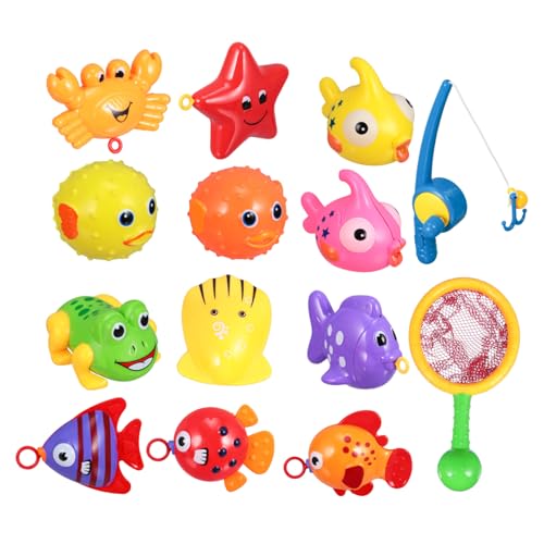 BESTonZON 1 Set Angelspielzeug Angelbadespielzeug Angelspielzeug Spielzeug Für Badespielzeug Lernspielzeug Badesquirter Spielzeug Tierspielzeug Wanne Badewanne Kunststoff Wasser von BESTonZON