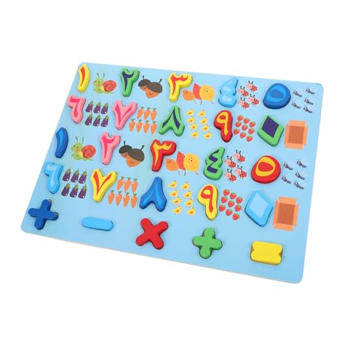 BESTonZON 1 Set Arabisches Puzzle Babyspielzeug Kleine Puzzles Für Kinder Kinder Bildungsspielzeug Zahlenboden Puzzle Kinder Puzzle Spielzeug Arabisches Zahlen Lernspielzeug Für von BESTonZON