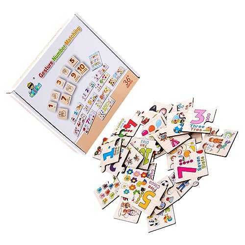 BESTonZON 1 Set Aufklärungsspielzeug Für Kinder Kognitives Puzzle Buntes Spielzeug Puzzle von BESTonZON