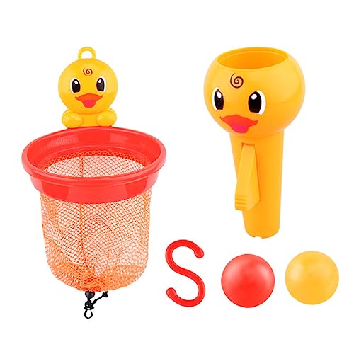 BESTonZON Baby-badespielzeug-Set Badewannen-basketballkorb-Spielzeug Jungen und Mädchen Dusch-badespielzeug Plastik-Basketball Badespielzeug Frühlernspielzeug Eltern-Kind-kommunikationsspielzeug von BESTonZON