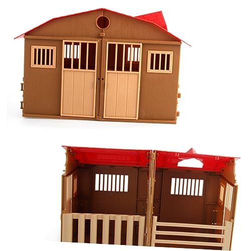 BESTonZON 1 Set Bauernhof Spielset Kinderspielzeug Kinderspielzeug Bauernhof Szene Spielset Bauernhof Szene Spielzeug DIY Bauernhof Spielset Bauernhof Modell Spielzeug Bauernhof von BESTonZON