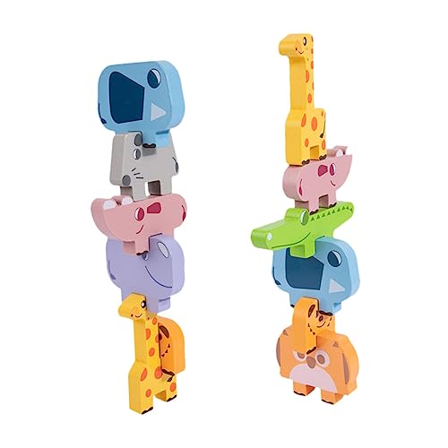 BESTonZON 1 Set Bausteine ​​Puzzle Spielzeug Kinderspielzeug Vorschule Stapelblock Kinder Bausteine ​​Spielzeug Für Kinder Spielset Spielzeug Für Kinder Brettspiel Spielzeug Holz von BESTonZON