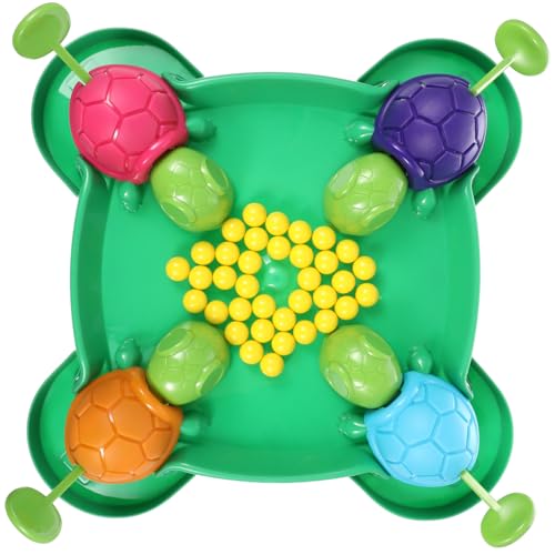 BESTonZON 1 Set Brettspiel Interaktives Familienspiel Spielzeug Farbsortierspiel Frosch Brettspiel Spielzeug Schreibtischspiel Hungrige Schildkröte Brettspiel Spielzeug Hungrige von BESTonZON