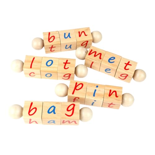 BESTonZON 1 Set Buchstaben Bausteine ​​English Word Puzzle Spielzeug Für Kinder Kinder von BESTonZON