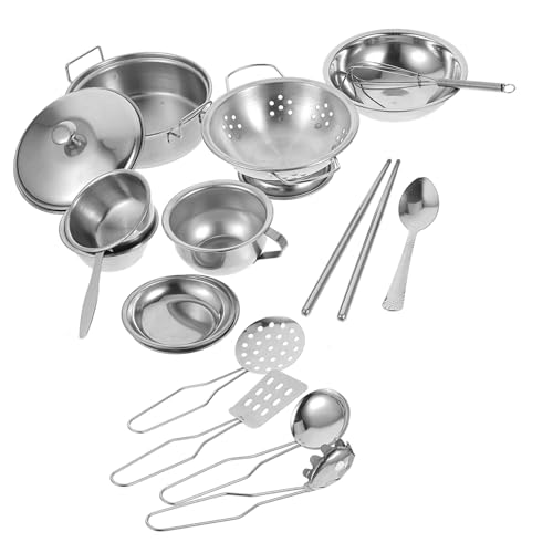 BESTonZON 1 Set Edelstahl Küche Utensilien Für Mädchen Mädchen Pretend Für von BESTonZON