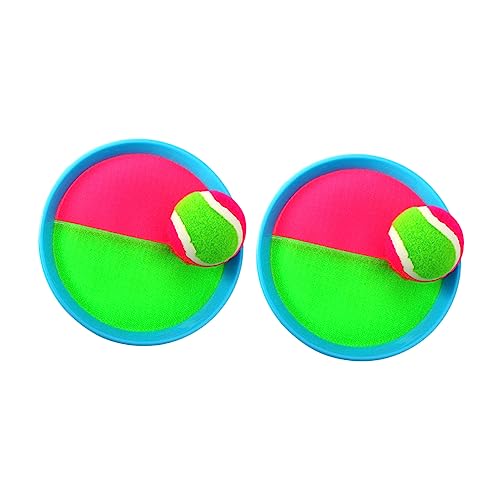 BESTonZON 1 Set GOO Ball Kinderspielzeug Kinderspielzeug Klebriger Ball Spielzeug Für Kleinkinder Scheibenwerfen Und Fangen Paddel Klebriges Spielzeug Fangballspiel von BESTonZON