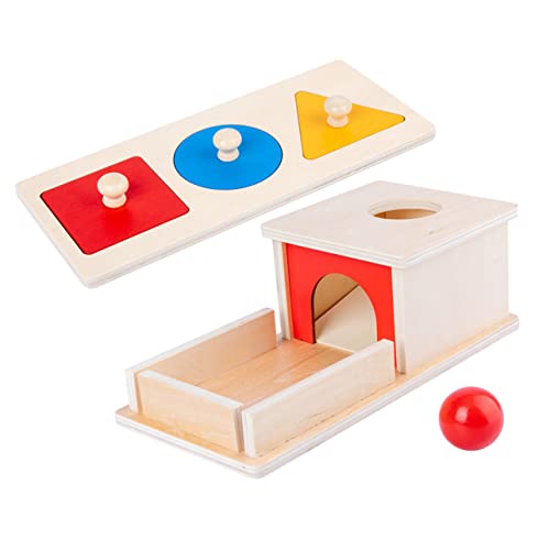 BESTonZON 1 Set Holzspielzeug Puzzle Form Passender Block Motorik Trainingsspielzeug Kinder Lernspielzeug Holzspielzeug Sensorisches Spielzeug Motorik Spielzeug Sensorisches von BESTonZON