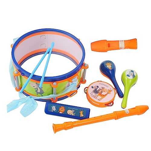 BESTonZON 1 Set Kinder Jazztrommel Musikinstrumente Für Kinder Musikinstrumente Kinderspielzeug Trommel Musikspielzeug Für Kleinkinder Kindermusik Rollenspielzeug Musikspielzeug von BESTonZON