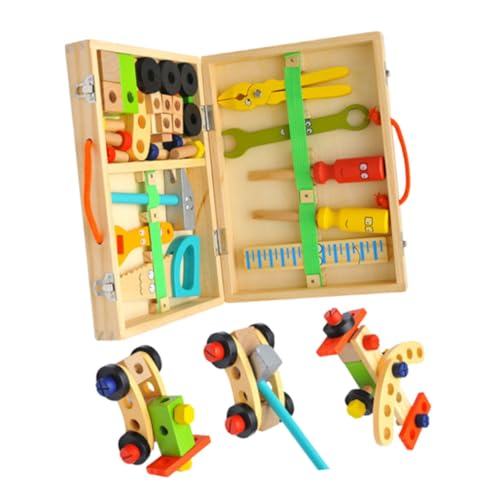 BESTonZON 1 Set Kinder Simulations Werkzeugkasten Spielzeug Für Kinder Rollenspiel Spielzeug Kinder Bauspielzeug Werkbank Spielzeug Werkzeugkasten Für Kinder Rollenspiel Spielzeug von BESTonZON