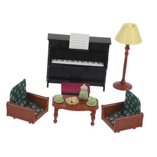 BESTonZON 1 Set Klavier Sofa Spielzeug Miniaturmodelle Puppenhaus Szenenlayout Spielzeug Raumdekoration Minimöbel Für Puppenhaus Minihaus Dekor Puppenhauszubehör Miniatur Landschaft von BESTonZON