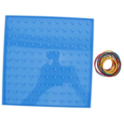 BESTonZON 1 Set Lernspielzeug Student Geoboard Kinder Bastelwerkzeug Für Geometrisches Geoboard Geometrische Form Puzzle Peg Kunststoffbrett Zum Erstellen Von Figurenformen von BESTonZON