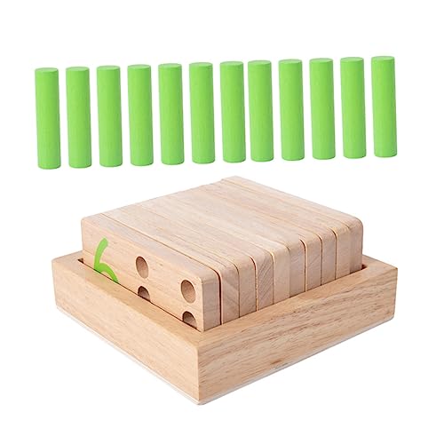 BESTonZON 1 Set Mathematik Aufklärungsspielzeug Für Kleinkinder Zahlen Lernspielzeug Zahlen Kognitives Mathematik Lernspielzeug Lernspielzeug Kognitives Aus Holz von BESTonZON