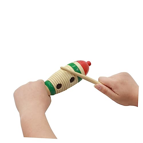 BESTonZON 1 Set Holz Fisch Instrument Jungen und Mädchen Pädagogisches Musical Spielzeug Mallet Musical Instrumente für Kinder von BESTonZON