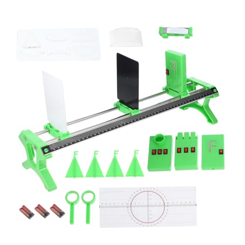 BESTonZON 1 Set Optische Instrumente Werkzeugsätze Optikausrüstung Erkundungsset Optik Experimentierset Optik Lernset Optisches Experimentierwerkzeug Physik Experimentausrüstung Abs Grün von BESTonZON