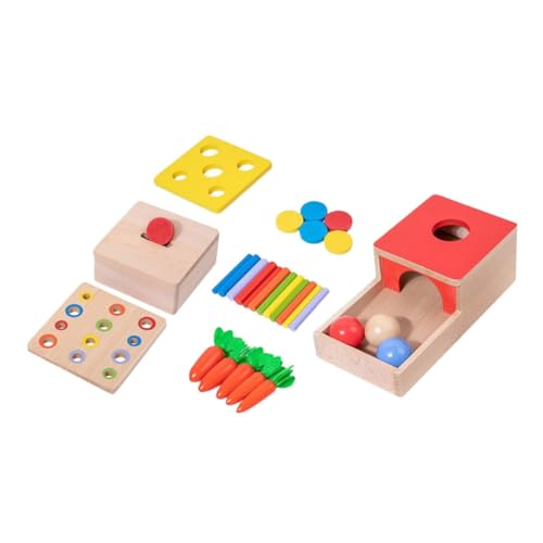 BESTonZON 1 Set Pädagogisches Spielzeug Lernaktivität Würfel Pädagogisches Montessori Spielzeug Kinder Montessori Spielzeug Montessori Spielzeug Für Babys Spielzeug Spielzeug Aus von BESTonZON